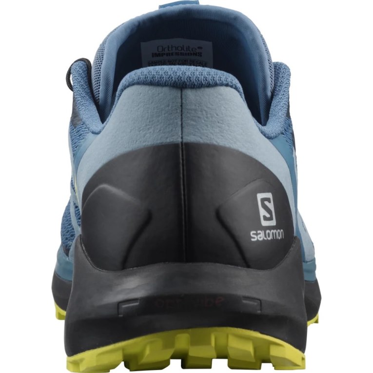 Salomon Sense Ride 4 Men's Trail Running Shoes Blue | 815-PUOAJZ