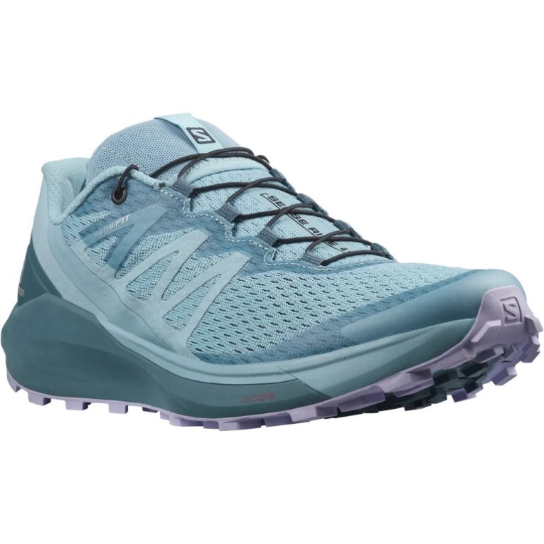 Salomon Sense Ride 4 Women's Trail Running Shoes Turquoise | 274-VQIKND