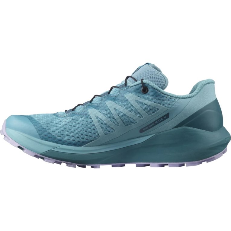 Salomon Sense Ride 4 Women's Trail Running Shoes Turquoise | 274-VQIKND