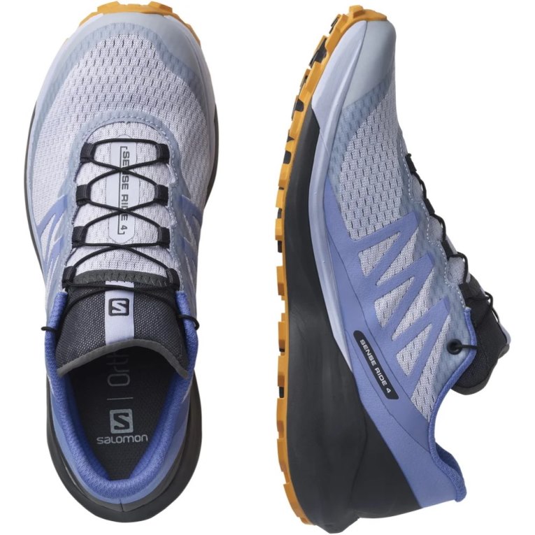 Salomon Sense Ride 4 Women's Trail Running Shoes Lavender | 960-SBPFUN