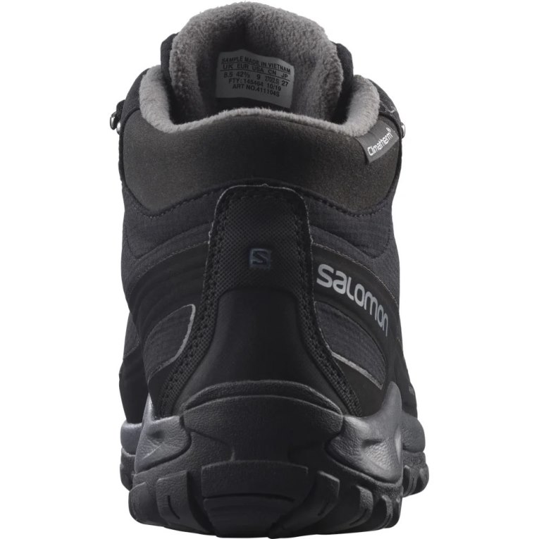 Salomon Shelter CSWP Men's Winter Boots Black | 671-DCLXQP