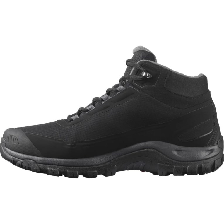 Salomon Shelter CSWP Men's Winter Boots Black | 671-DCLXQP