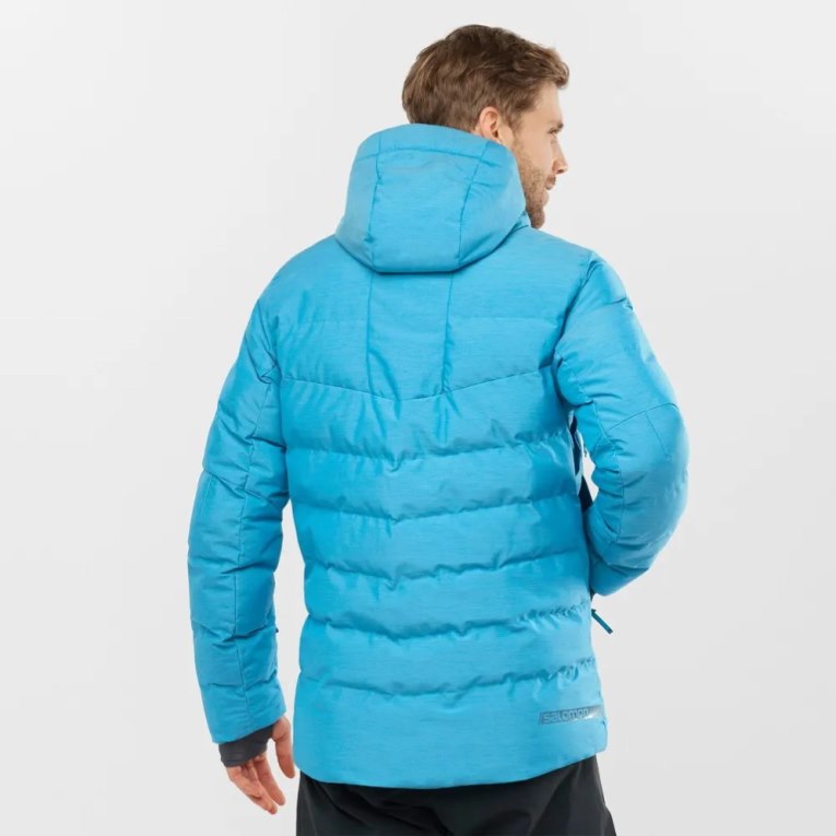 Salomon Snowshelter Insulated Men's Ski Jackets Turquoise | 713-VBFKCJ