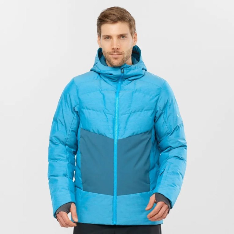 Salomon Snowshelter Insulated Men\'s Ski Jackets Turquoise | 713-VBFKCJ