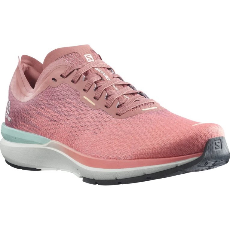 Salomon Sonic 4 Accelerate Women's Running Shoes Coral | 587-FJSEPA