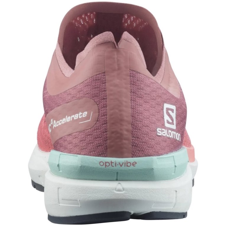 Salomon Sonic 4 Accelerate Women's Running Shoes Coral | 587-FJSEPA