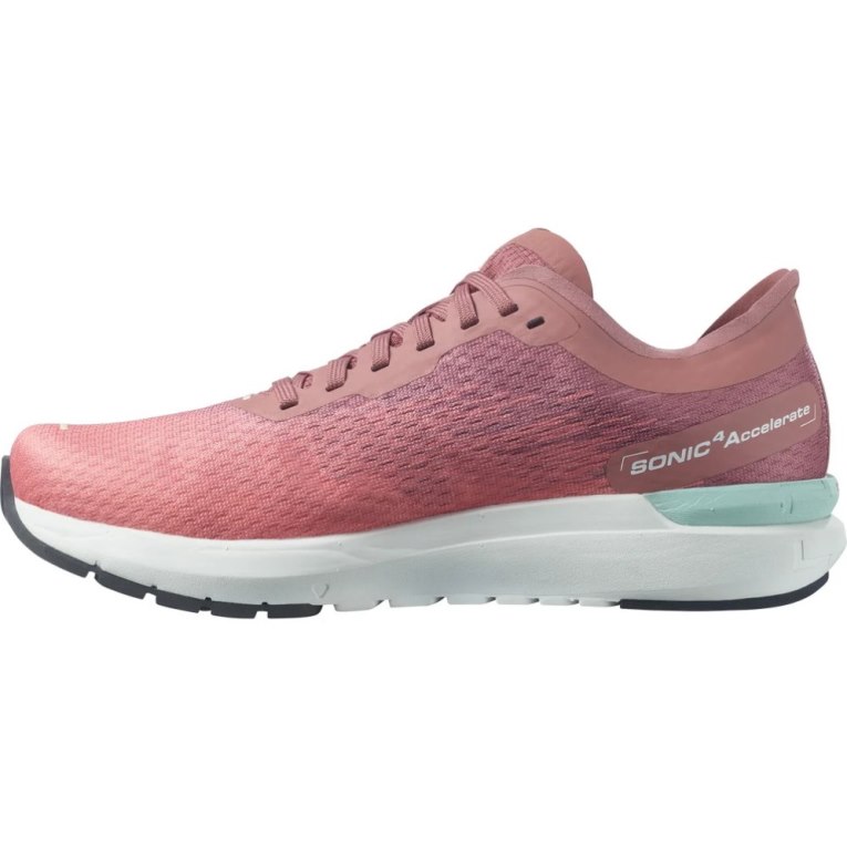 Salomon Sonic 4 Accelerate Women's Running Shoes Coral | 587-FJSEPA