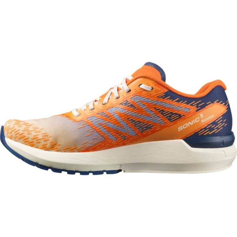 Salomon Sonic 5 Balance Men's Running Shoes Orange | 971-SPJCVG