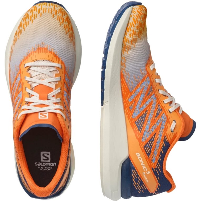 Salomon Sonic 5 Balance Men's Running Shoes Orange | 971-SPJCVG