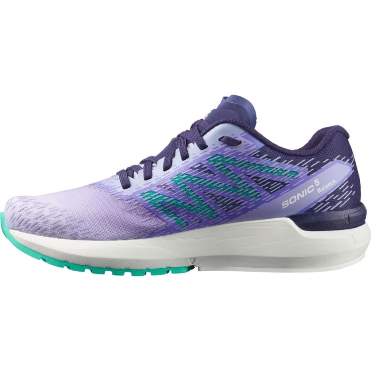 Salomon Sonic 5 Balance Women's Running Shoes Lavender | 582-RPTJEU