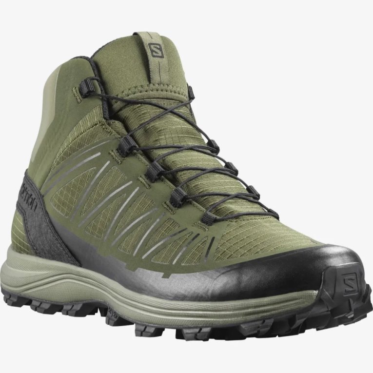 Salomon Speed Assault Men's Tactical Boots Olive | 461-UGBRLY