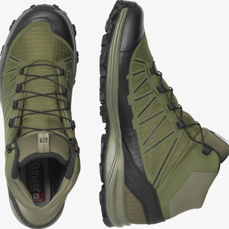 Salomon Speed Assault Men's Tactical Boots Olive | 461-UGBRLY