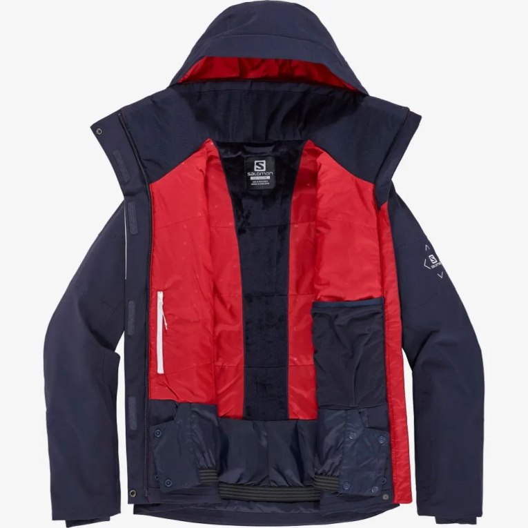 Salomon Speed Women's Insulated Jackets Navy | 025-IKBHGW