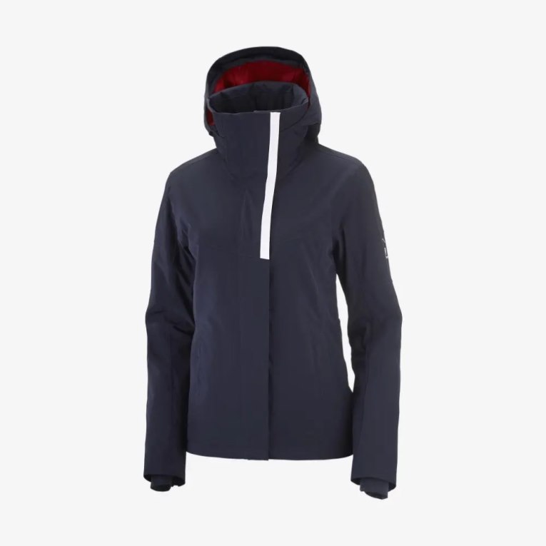 Salomon Speed Women's Insulated Jackets Navy | 025-IKBHGW