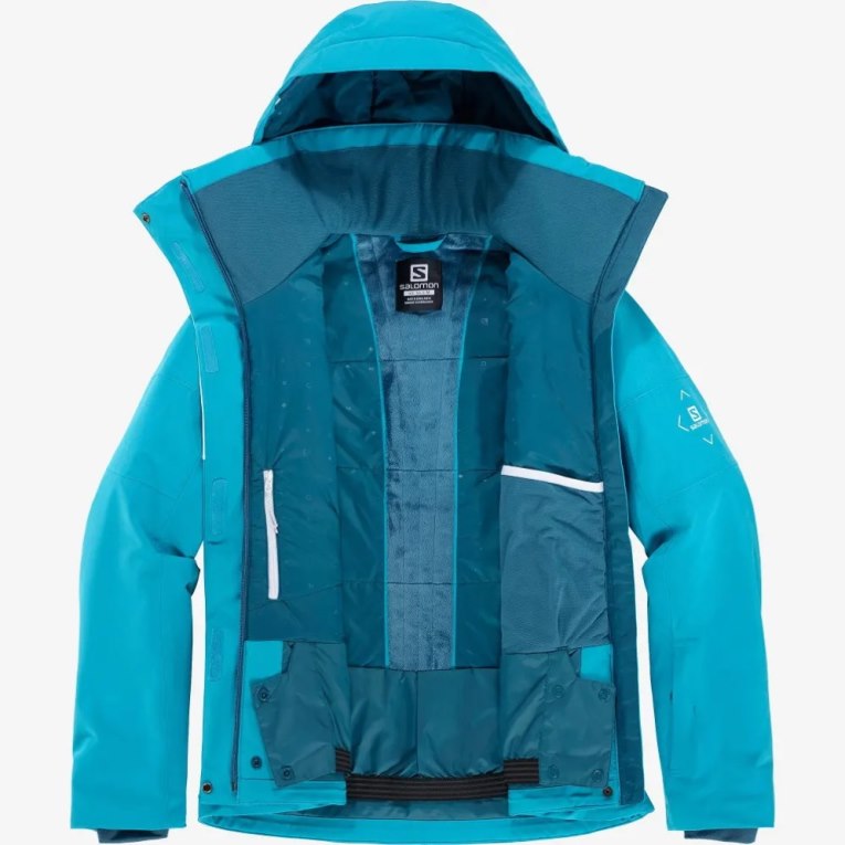 Salomon Speed Women's Insulated Jackets Turquoise | 426-FKPUZW