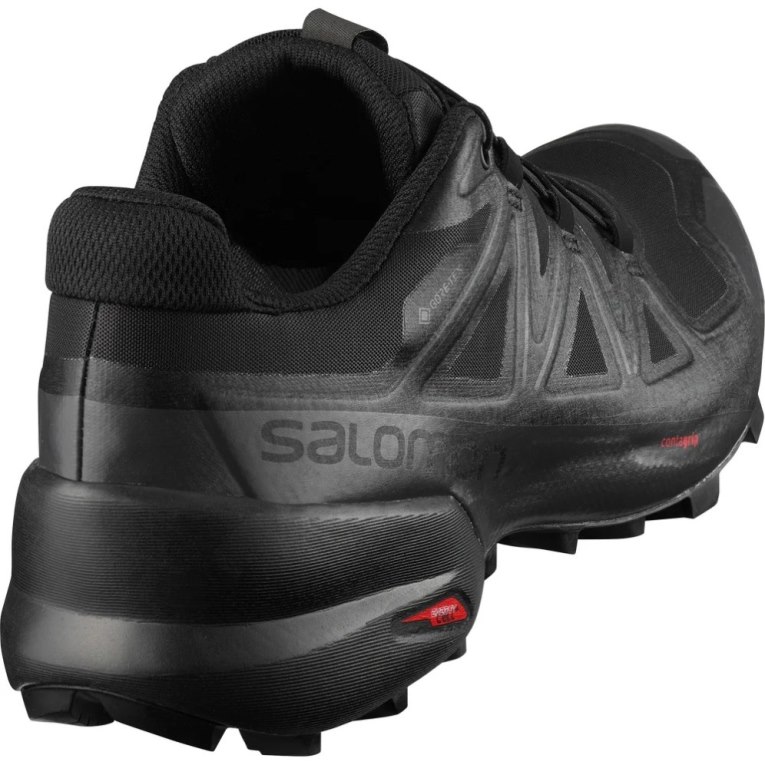 Salomon Speedcross 5 GTX Men's Trail Running Shoes Black | 463-AGZIOV