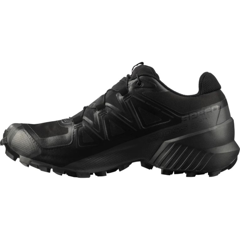 Salomon Speedcross 5 GTX Men's Trail Running Shoes Black | 463-AGZIOV