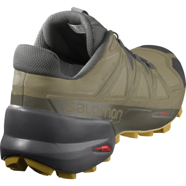 Salomon Speedcross 5 GTX Men's Trail Running Shoes Olive | 849-YNGXDJ