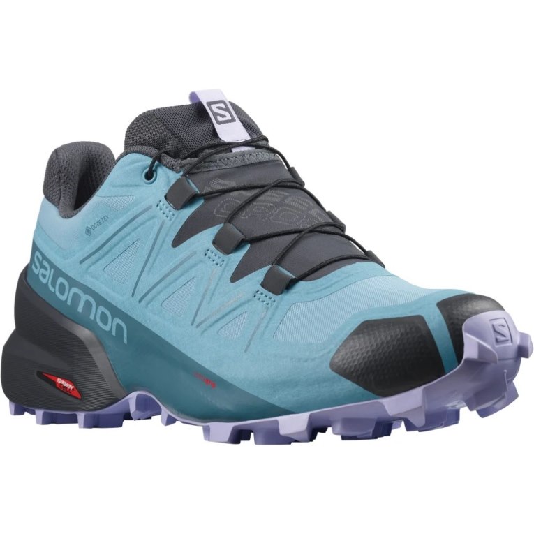 Salomon Speedcross 5 GTX Women's Trail Running Shoes Turquoise | 045-RDNZFX