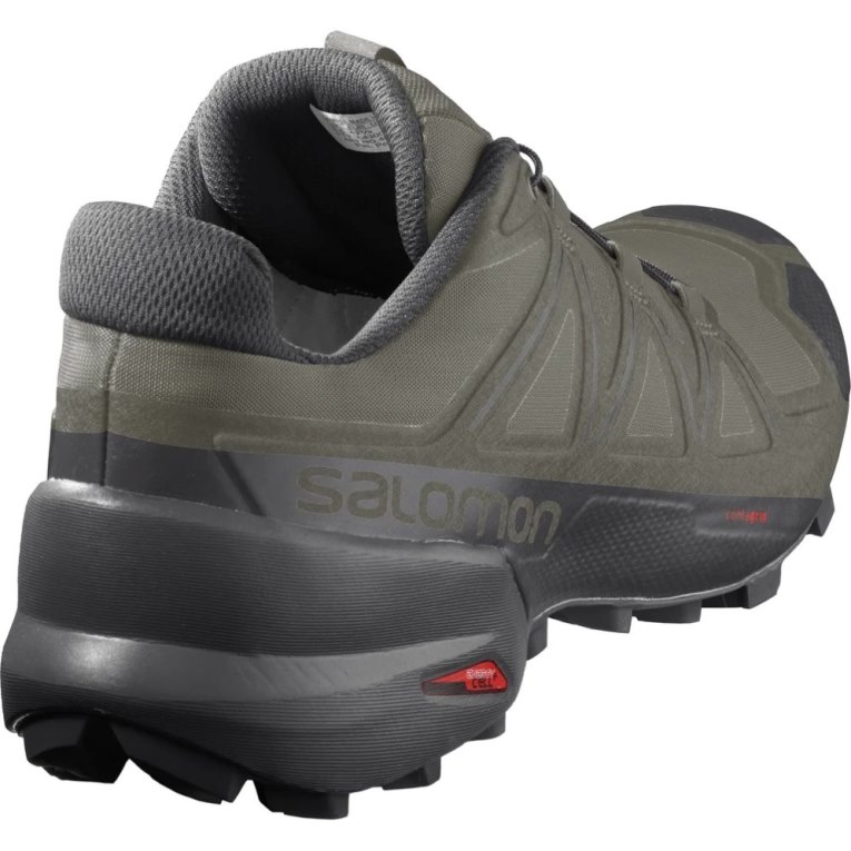 Salomon Speedcross 5 Men's Trail Running Shoes Olive | 762-OERMGJ