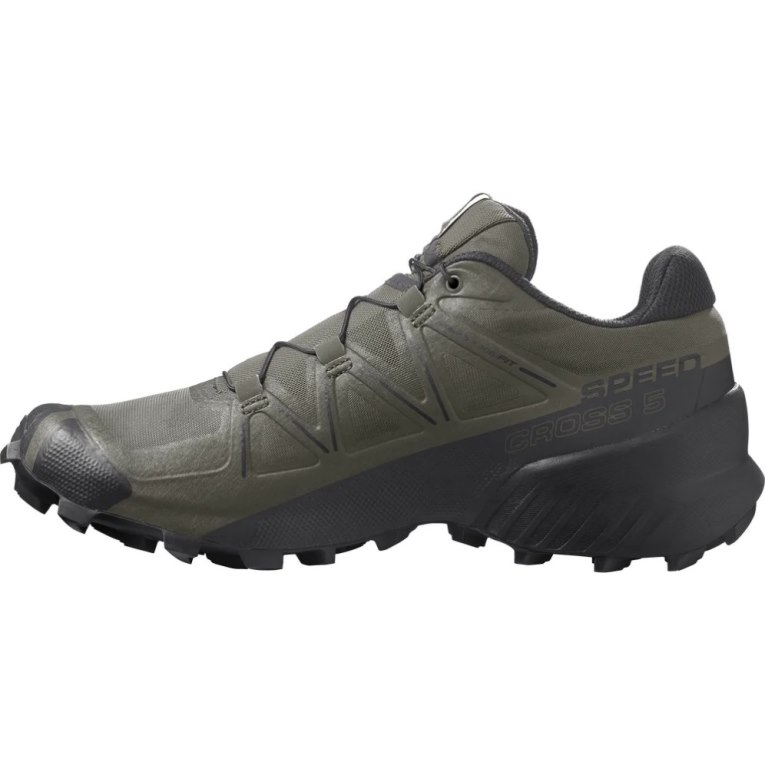 Salomon Speedcross 5 Men's Trail Running Shoes Olive | 762-OERMGJ