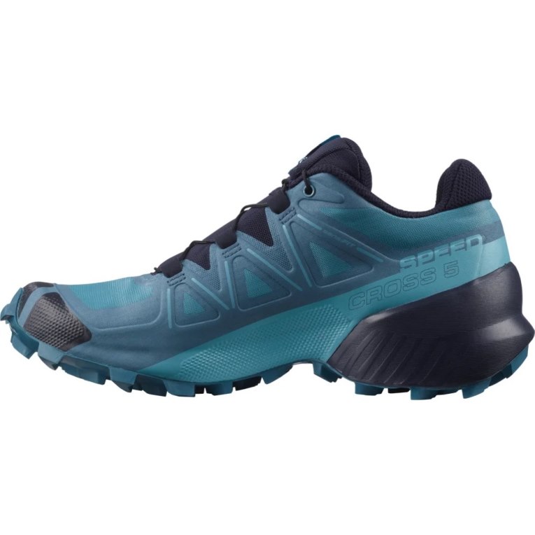 Salomon Speedcross 5 Women's Trail Running Shoes Blue | 039-ZMSRBG