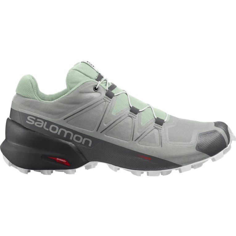 Salomon Speedcross 5 Women\'s Trail Running Shoes Grey / Mint | 169-LHXKIM