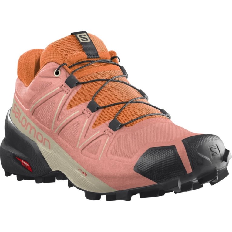 Salomon Speedcross 5 Women's Trail Running Shoes Pink / Orange | 261-AZFVLT