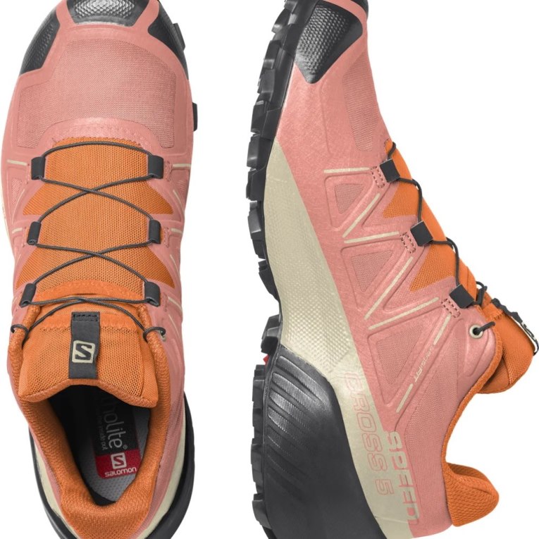 Salomon Speedcross 5 Women's Trail Running Shoes Pink / Orange | 261-AZFVLT