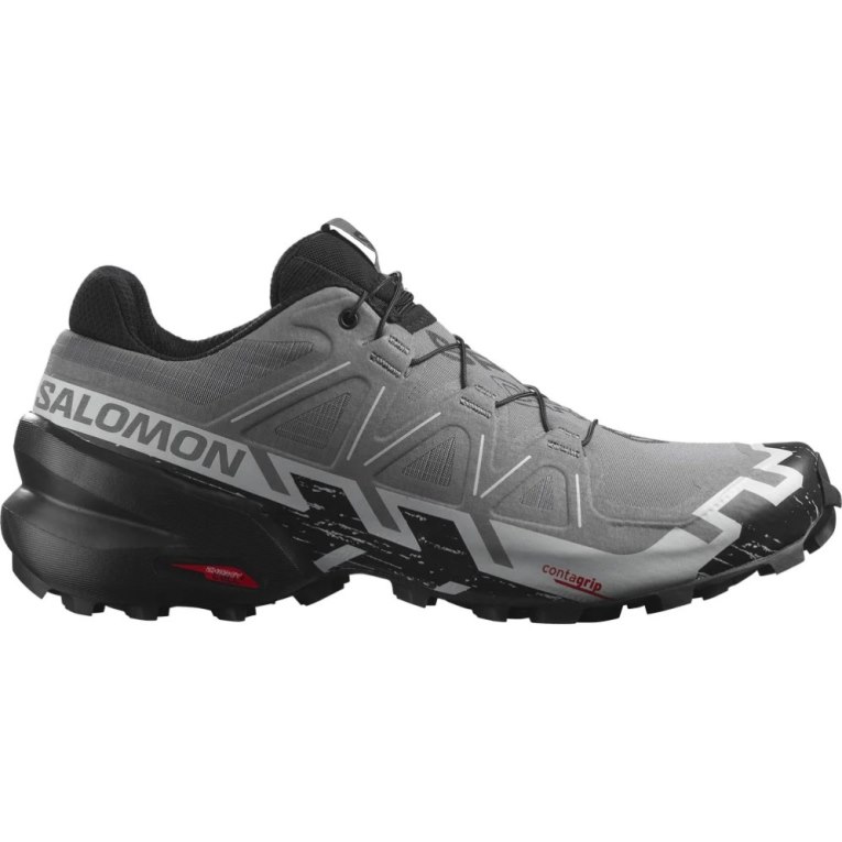 Salomon Speedcross 6 Men\'s Trail Running Shoes Grey | 608-EWMSTQ