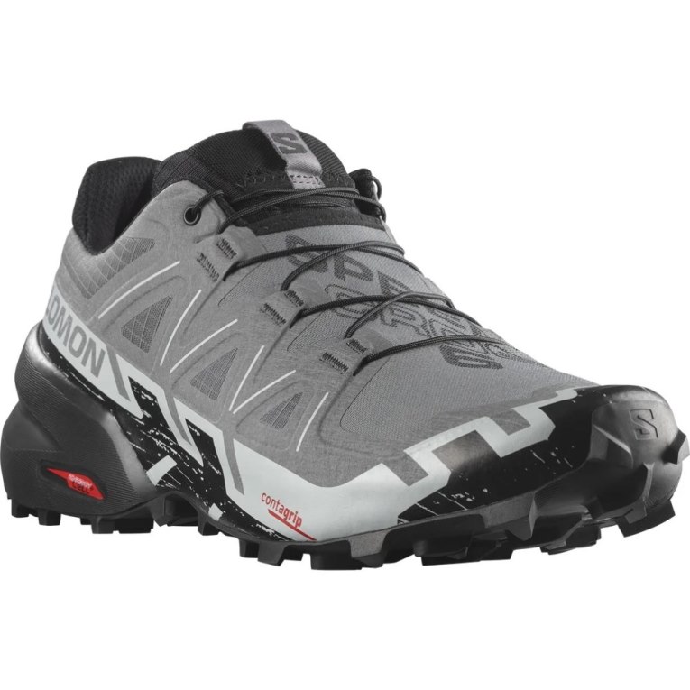 Salomon Speedcross 6 Wide Men's Trail Running Shoes Grey | 471-JCETAS