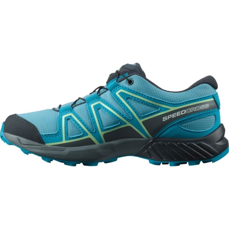 Salomon Speedcross Kids' Hiking Shoes Turquoise | 357-UIYJQF