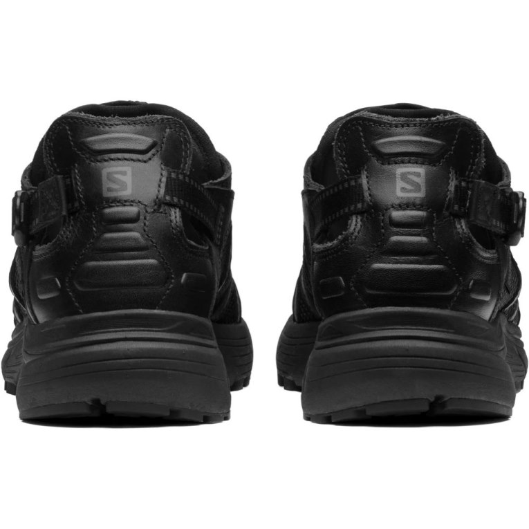 Salomon Techsonic Leather Advanced Men's Sneakers Black | 283-OVUSGE