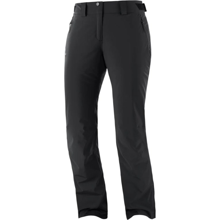 Salomon The Brilliant Women's Ski Pants Black | 724-TRUDLG