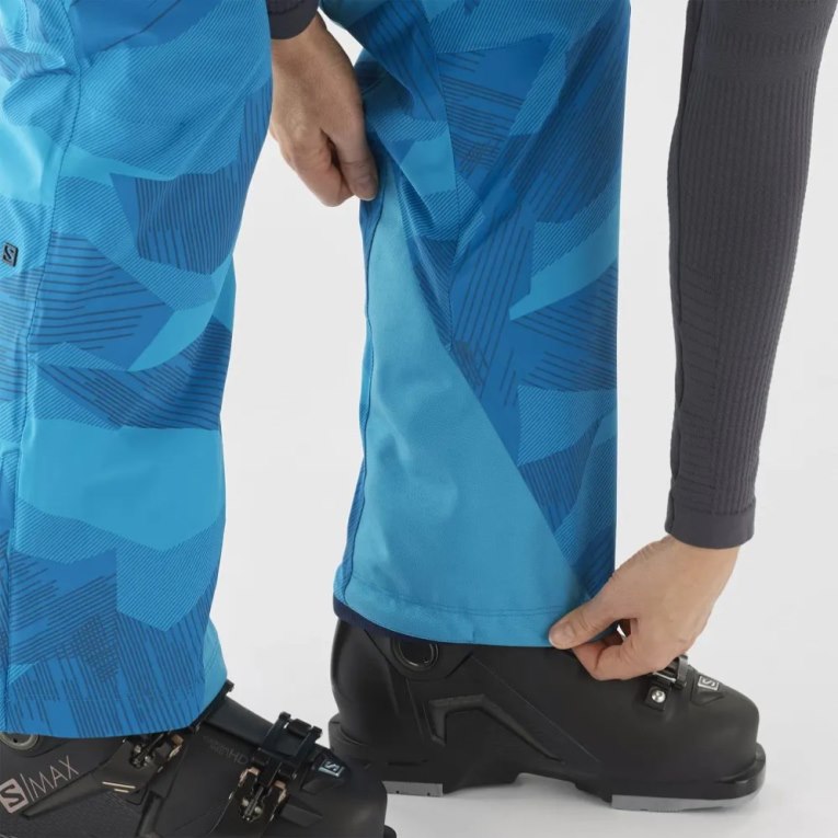 Salomon The Brilliant Women's Ski Pants Turquoise | 794-TWSRVE