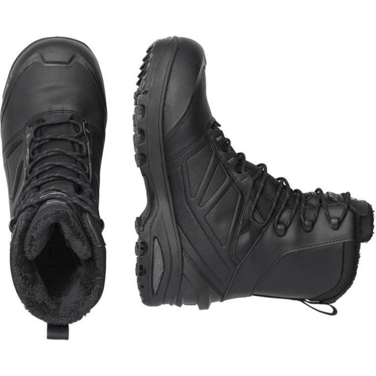 Salomon Toundra Forces CSWP Men's Tactical Boots Black | 178-MREHKS