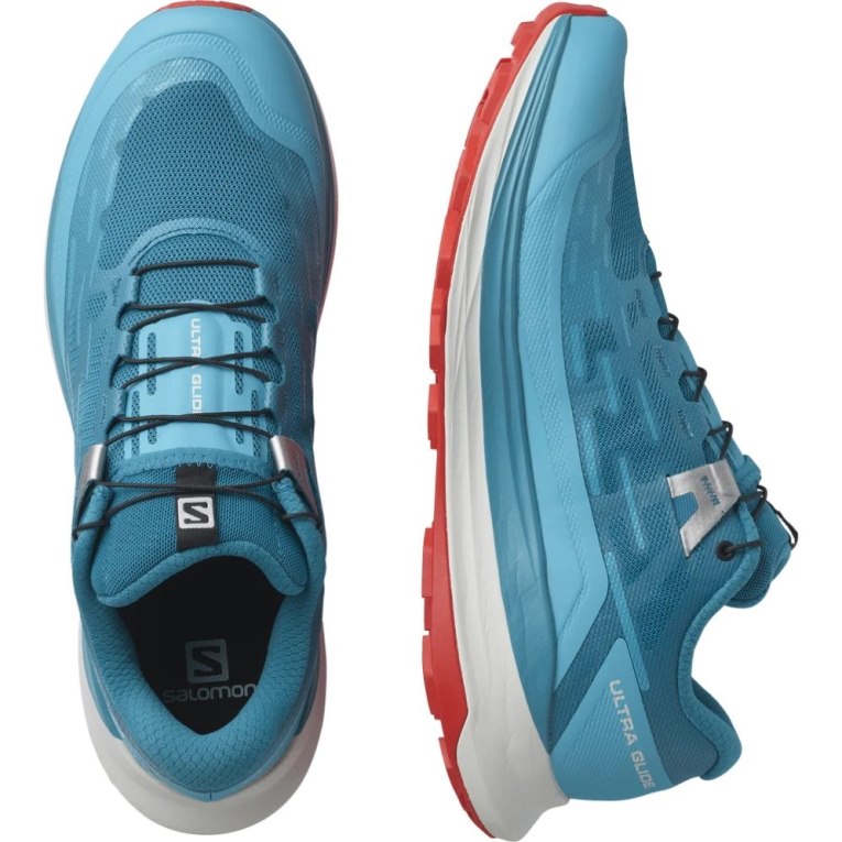 Salomon Ultra Glide Men's Trail Running Shoes Turquoise | 721-UCXDAT