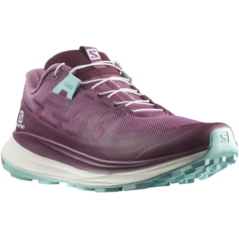 Salomon Ultra Glide Women's Trail Running Shoes Burgundy | 023-SFWPBQ