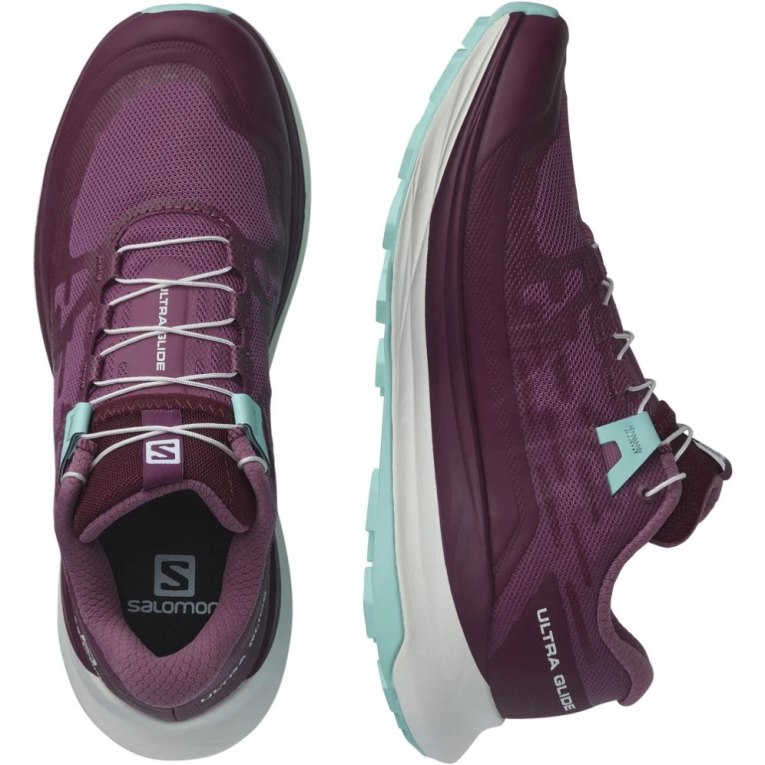 Salomon Ultra Glide Women's Trail Running Shoes Burgundy | 023-SFWPBQ