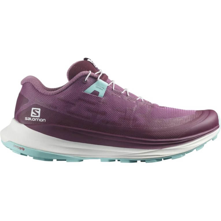 Salomon Ultra Glide Women\'s Trail Running Shoes Burgundy | 023-SFWPBQ