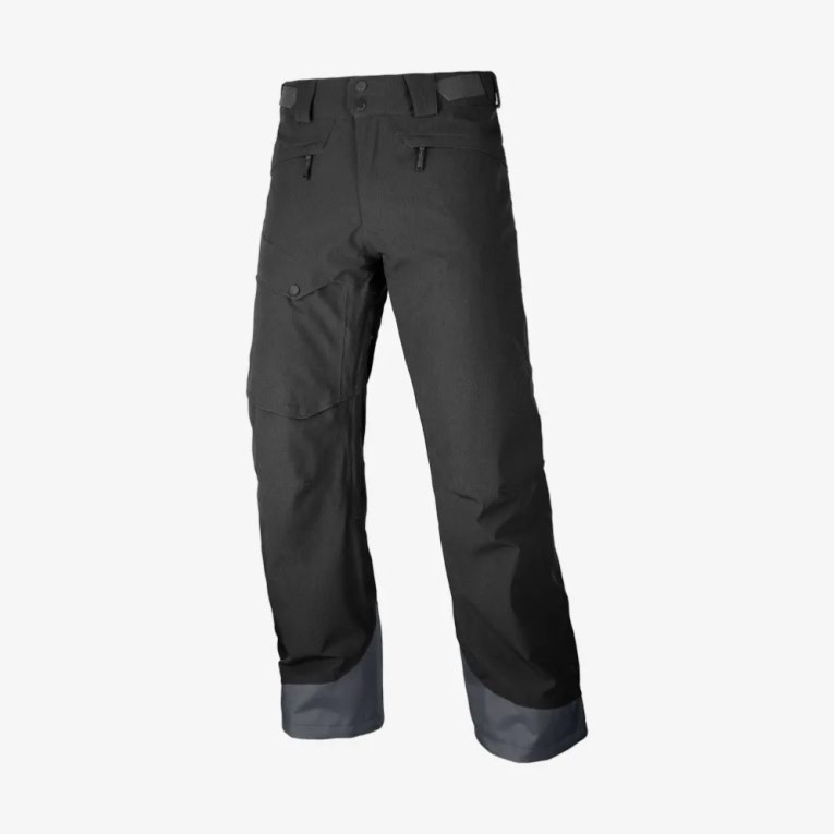 Salomon Untracked Men's Ski Pants Black | 372-HROSTA