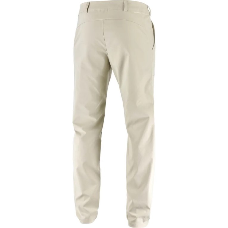 Salomon Wayfarer City Men's Sport Pants Beige | 045-SPRFBZ