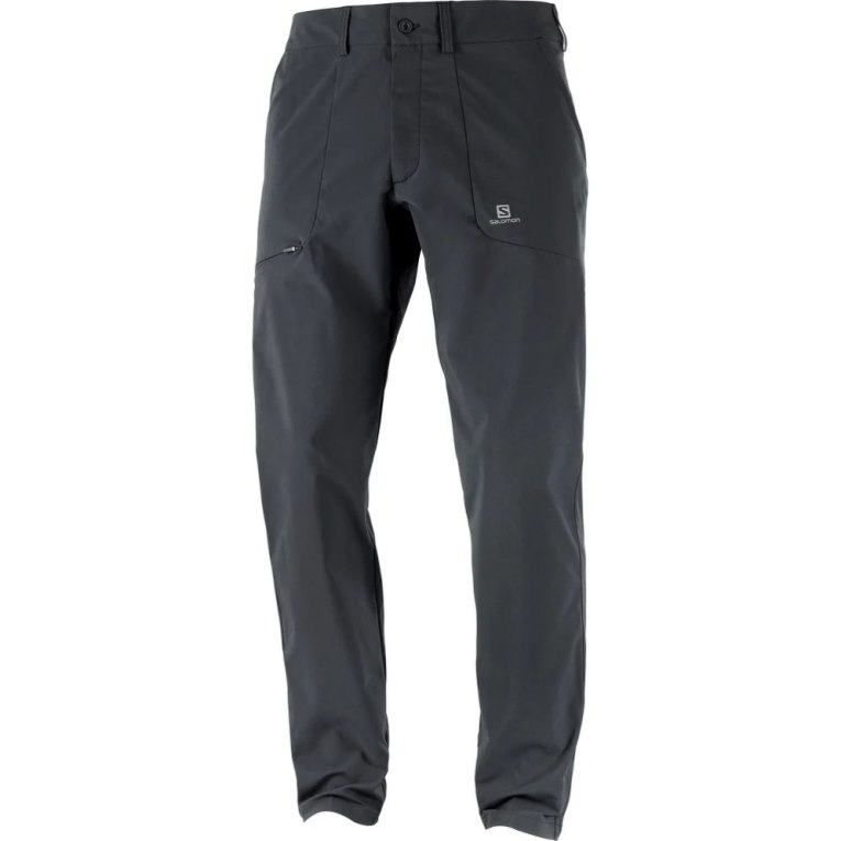 Salomon Wayfarer City Men's Sport Pants Black | 390-ZGDYAW