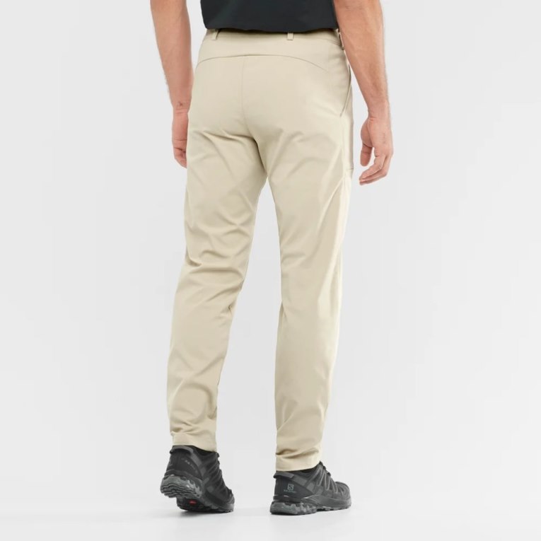 Salomon Wayfarer City Men's Sport Pants Beige | 592-UWVSZY