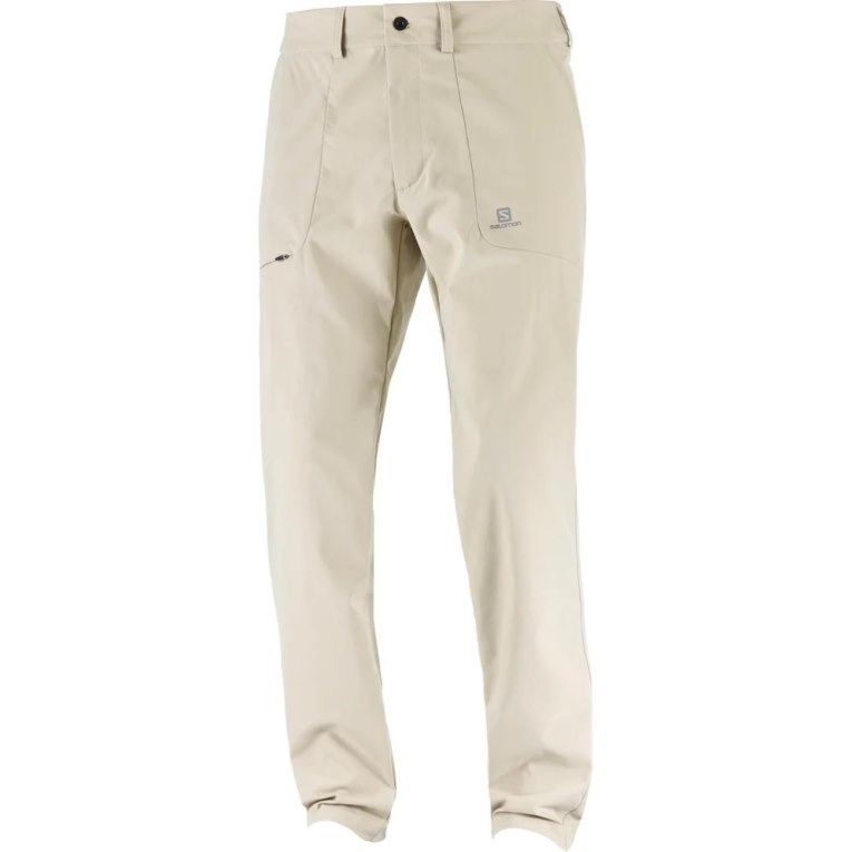 Salomon Wayfarer City Men's Sport Pants Beige | 592-UWVSZY