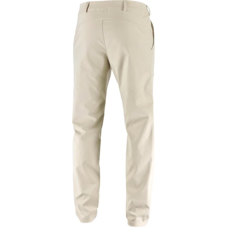 Salomon Wayfarer City Men's Sport Pants Beige | 592-UWVSZY