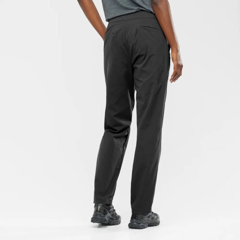 Salomon Wayfarer City Women's Sport Pants Black | 412-IAMQTX