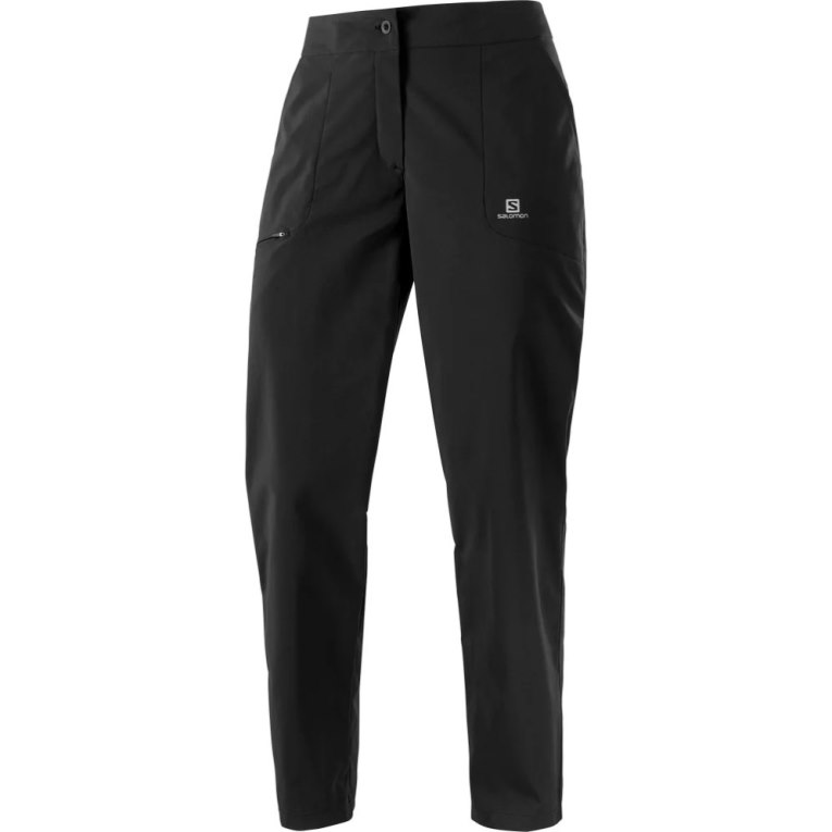 Salomon Wayfarer City Women's Sport Pants Black | 412-IAMQTX