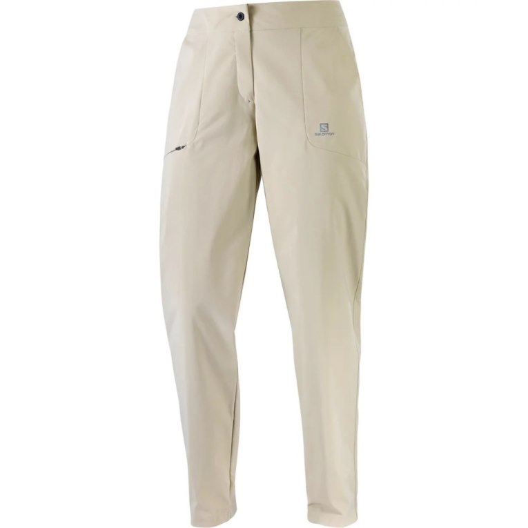 Salomon Wayfarer City Women's Sport Pants Cream | 890-UFZMDX