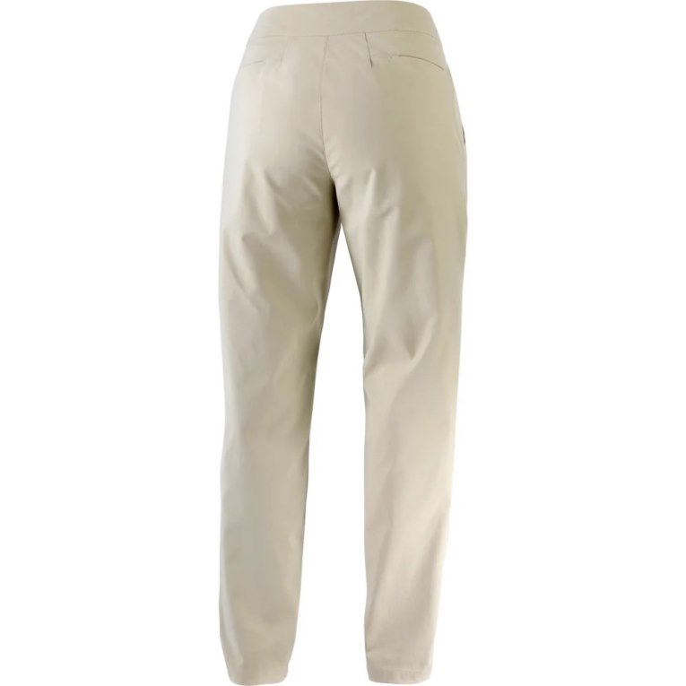 Salomon Wayfarer City Women's Sport Pants Cream | 890-UFZMDX